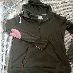 Half zip hoodie